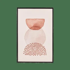 ABSTRACT Decoração De Parede Preto, Branco, Castanho