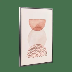 ABSTRACT Decoração De Parede Preto, Branco, Castanho