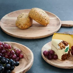 ACACIA CHIC Prato Com Pega Natural