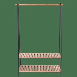 ACACIA Estante Para Roupa Preto