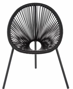 ACAPULCO Cadeira Lounge Conjunto De 2 Areia