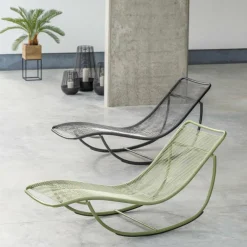 ACAPULCO Espreguiçadeira Baloiço Preto