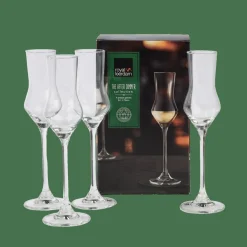 AFTER DINNER Copo Para Grappa Conjunto De 4 Transparente