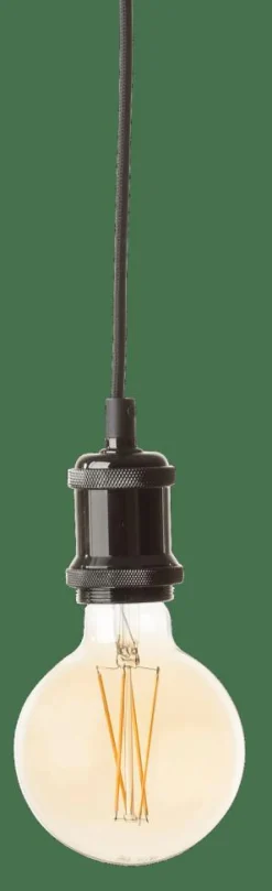 ALU Candeeiro De Teto Preto, Metal