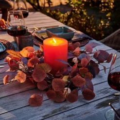 AUTUMN Coroa De Folhas Castanho