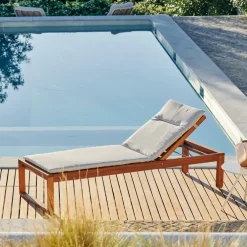 AZUR Almofada De Jardim Espreguiçadeira Areia