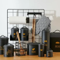 BAMBOO Caixa De Arrumação Pote De Ervas Natural