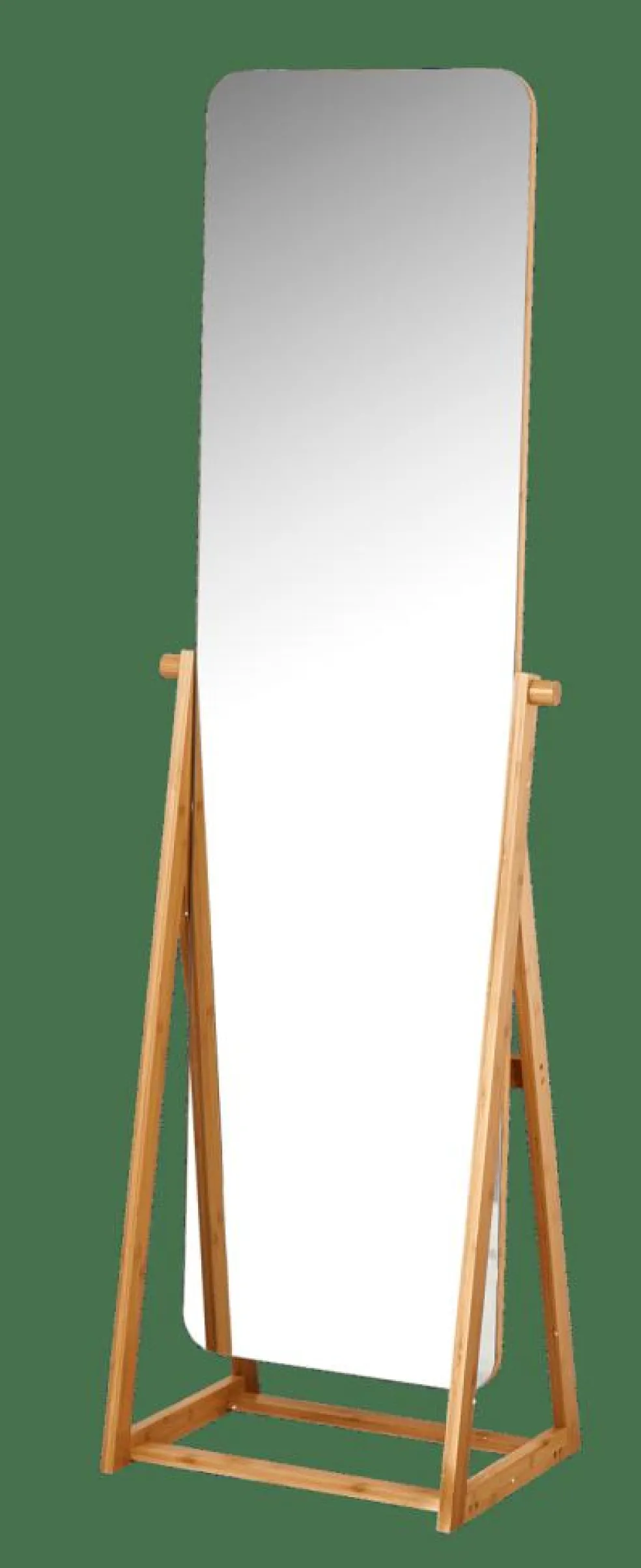 BAMBOO Espelho De Corpo Castanho