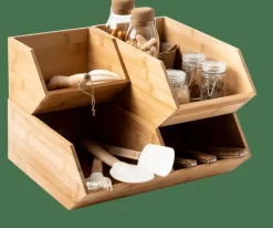 BAMBOO Organizador Empilhável Natural