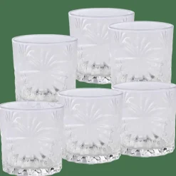 BAR Copos Conjunto De 6 Transparente