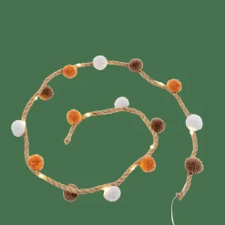 BASIL Grinalda Iluminada Diversas Cores, Branco, Castanho, Terracota