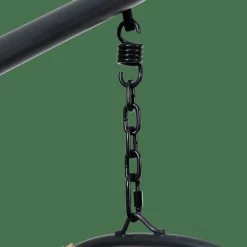 BAZAI Cadeira Pendente Com Suporte Preto