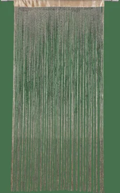 BEIGE Cortina De Franjas Bege