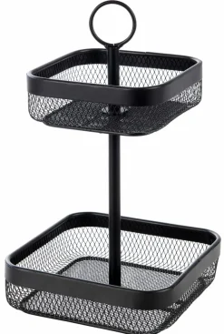 BLACK LUNAR Cesto Oval De 2 Peças Preto