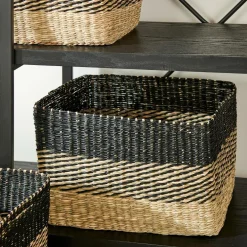 BOBO Cesto Gaveta Preto, Natural