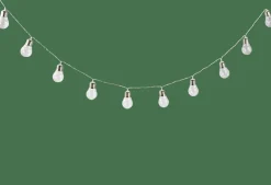BULB Grinalda Iluminada Solar 10 Leds Transparente