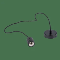 CALEX Candeeiro De Teto E27 Preto