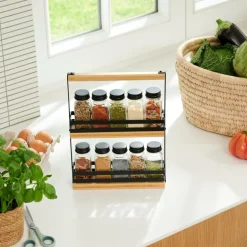 COMPACT Estante De Ervas Preto