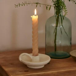 CURL Velas Conjunto De 2 Bege