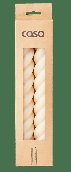 CURL Velas Conjunto De 2 Bege