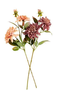 DAHLIA Ramo Com Flores Rosa Pêssego