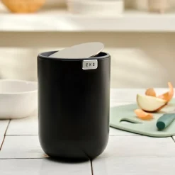 EKO Balde De Lixo Mini Preto