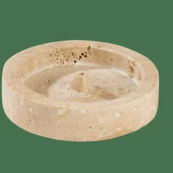 ESCAPE Porta-incenso PORTA-INCENSO TRAVERTIN Bege