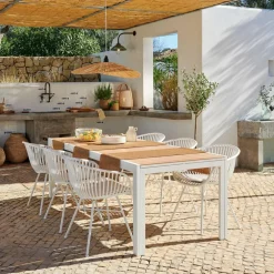 ETHAN & LOIC Conjunto De Jardim Branco