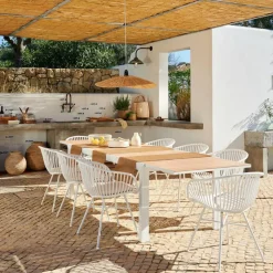 ETHAN & LOIC Conjunto De Jardim Branco