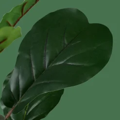 FIGI Planta Artificial Preto, Verde Escuro
