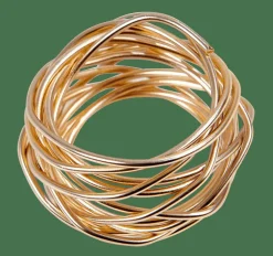 FILLY Argola Para Guardanapo Dourado