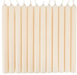 FINA Velas Conjunto De 12 Branco