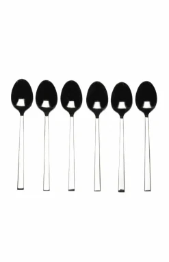 FINE Garfos Para Bolo Conjunto De 6 Prateado