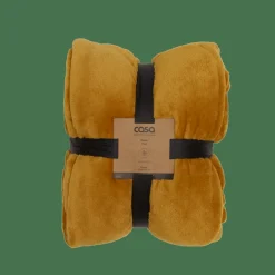 FLANELLA Manta Amarelo Escuro