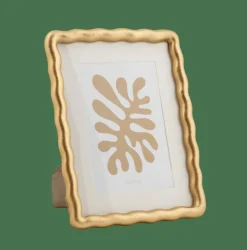 FLOWY Moldura Dourado