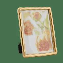 FLOWY Moldura Dourado