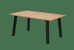 FORMAX Mesa De Jardim Com Pernas Em X Natural/preto