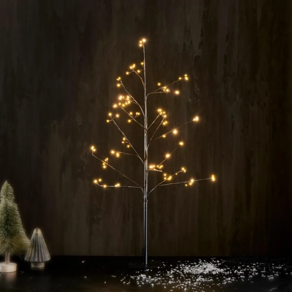 FRANI Árvore Decorativa Exterior Preto