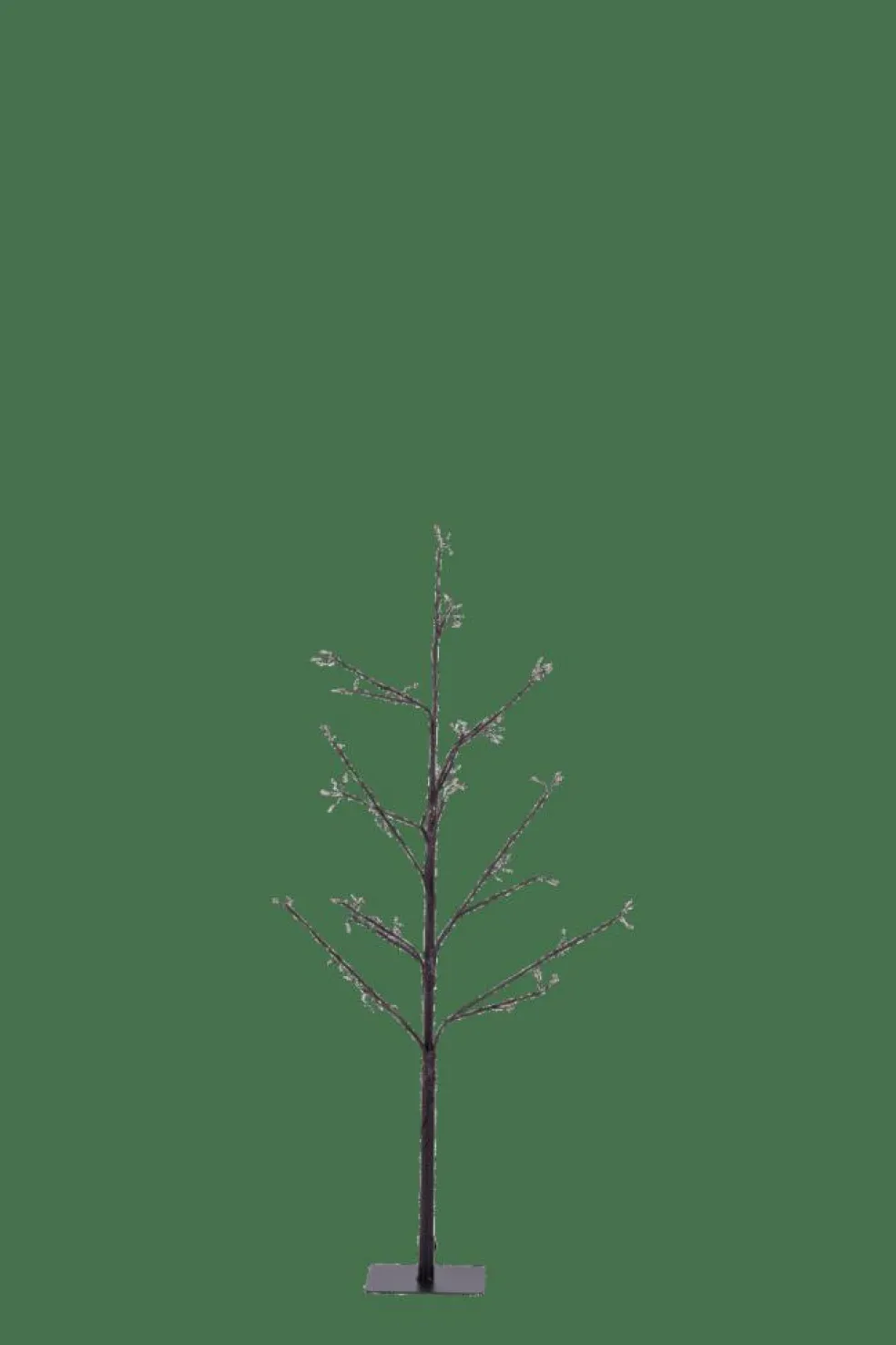 FRANI Árvore Decorativa Exterior Preto