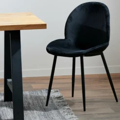 FREYO Cadeira De Sala De Jantar Preto