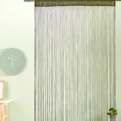 GREEN Cortina De Franjas Verde