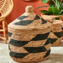 GUATEMALA Cesto Preto, Natural