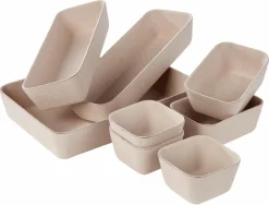 HOLDA Cabide De Parede 7 Ganchos Natural