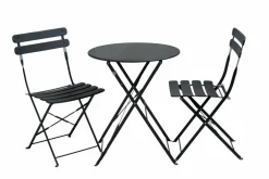 IMPERIAL Conjunto Bistro Redondo Preto