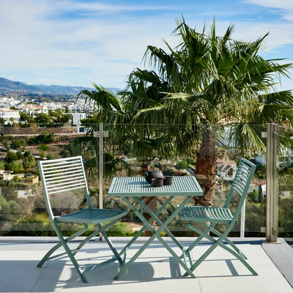 JESSE Conjunto Bistro Retangular Branco