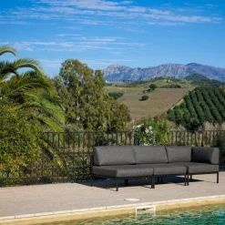 JUMBO Sofá Canto Preto