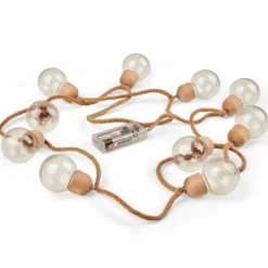 LUMIERE Grinalda Iluminada Transparente, Natural