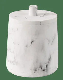 LUNA Porta-bolas Algodão Com Tampa Aspeto De Mármore