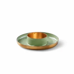 LUZ Porta-velas Para Lamparinas Castanho