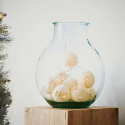 LYNN Grinalda Iluminada 10 LEDs Bege